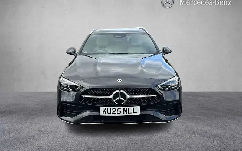 Used Mercedes C200 AMG line 204 HP (150 kW) 2025 Grey Estate