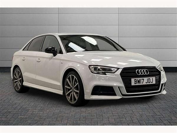 White Used 2017 Audi A3 Black Edition Sedan | £13,990 (Fair price) - Image 1/4