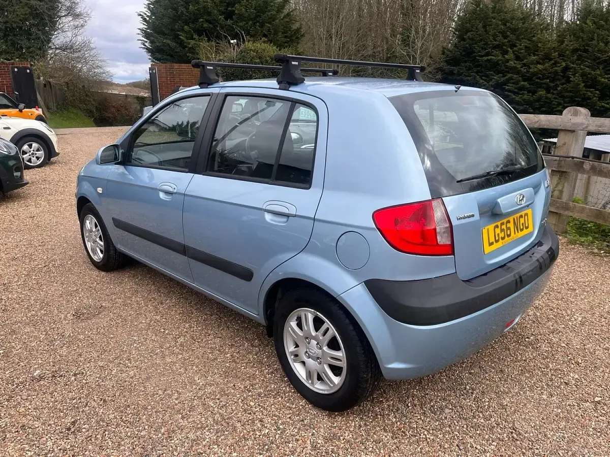 Used Hyundai Getz 105 HP (77 kW) 2006 Blue Hatchback