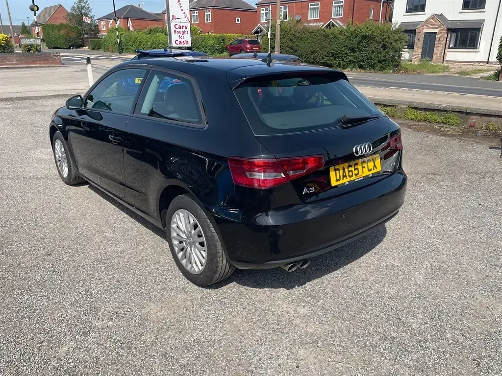 Used Audi A3 110 HP (80 kW) 2016 Black Hatchback