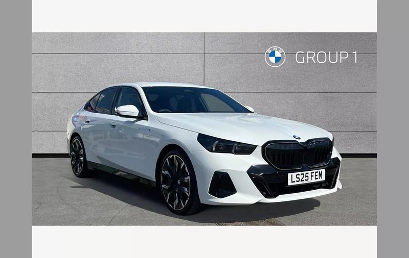 White Used 2025 BMW 520 M Sport Sedan | £48,480 (Expensive) - Image 1/4