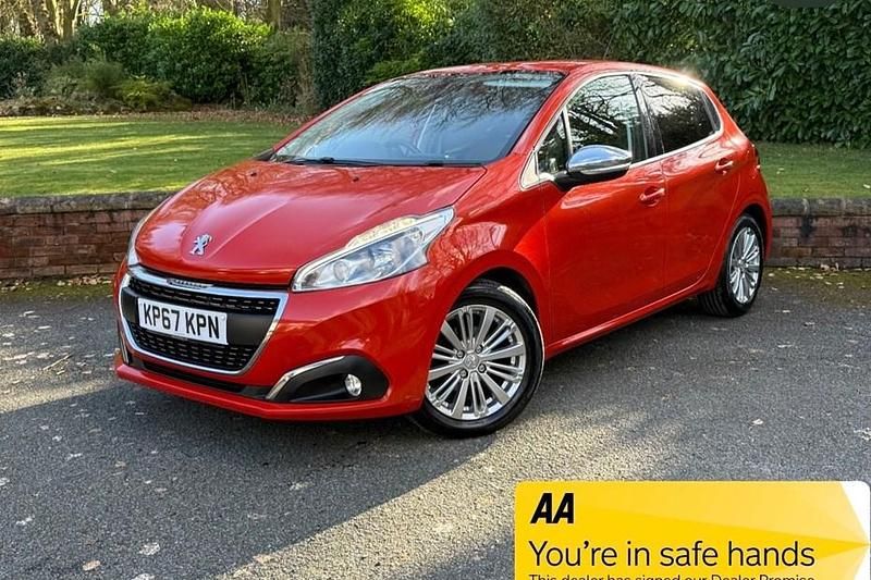 Used Peugeot 208 Allure 2017 Orange Hatchback