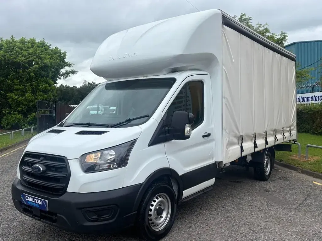 Used Ford Transit S 130 HP (95 kW) 2022 White Cabriolet