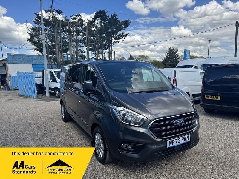 Grey Used 2022 Ford Transit Custom Limited Van | £25,500 (Fair price) - Image 1/4