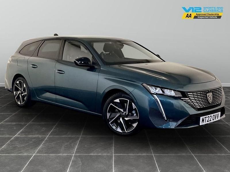 Blue Used 2022 Peugeot 308 Allure Premium Estate | £16,195 (Good price) - Image 1/2