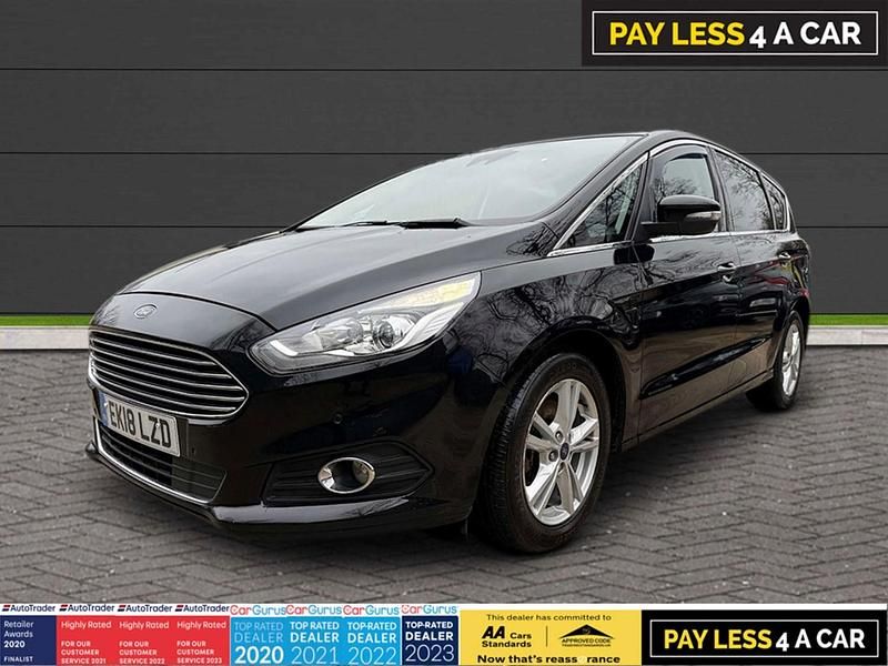 Used Ford S-MAX Titanium 150 HP (110 kW) 2018 Black MPV