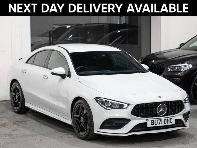 White Used 2022 Mercedes CLA200 AMG line Coupe | £29,994 - Image 1/3