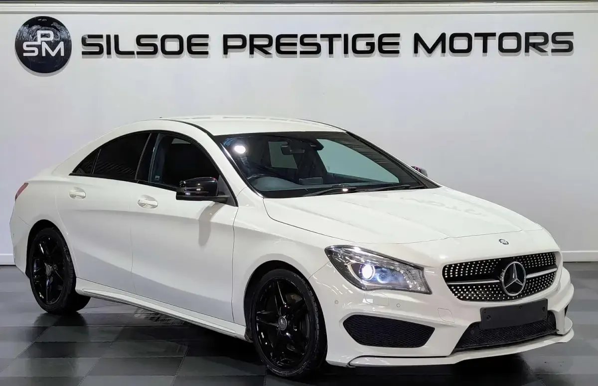 Used Mercedes CLA220 AMG 170 HP (125 kW) 2013 White Sedan