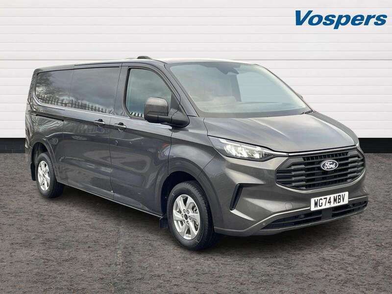 Grey New 2024 Ford Transit Custom Limited Van | £32,340 (Expensive) - Image 1/3