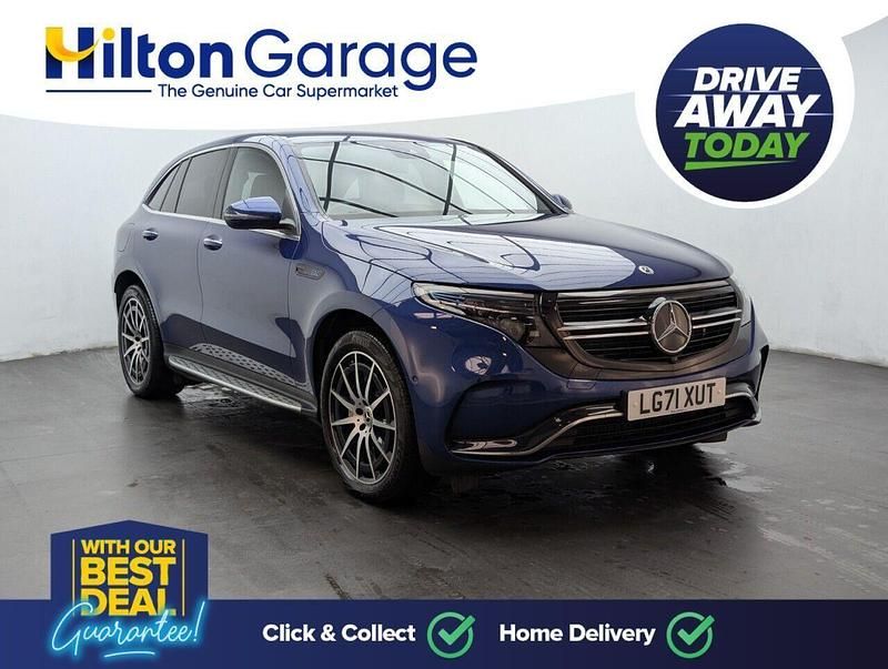 Used Mercedes EQC400 AMG line 300 kW (408 HP) 2021 Blue SUV