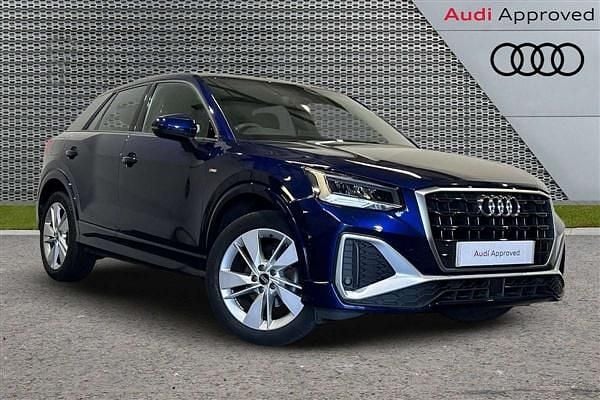 Blue Used 2022 Audi Q2 S-Line SUV | £22,913 (Fair price) - Image 1/3