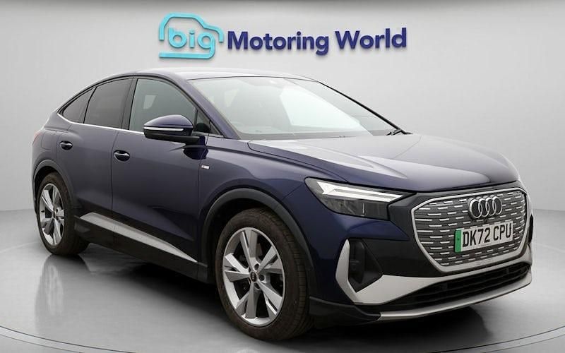 Used Audi Q4 Sportback e-tron S-Line 150 kW (204 HP) 2023 Blue SUV