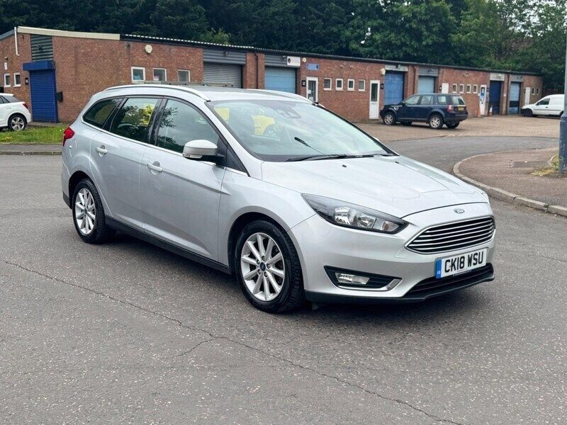 Silver Used 2018 Ford Focus Titanium Hatchback | £7,999 (Super price) - Image 1/4