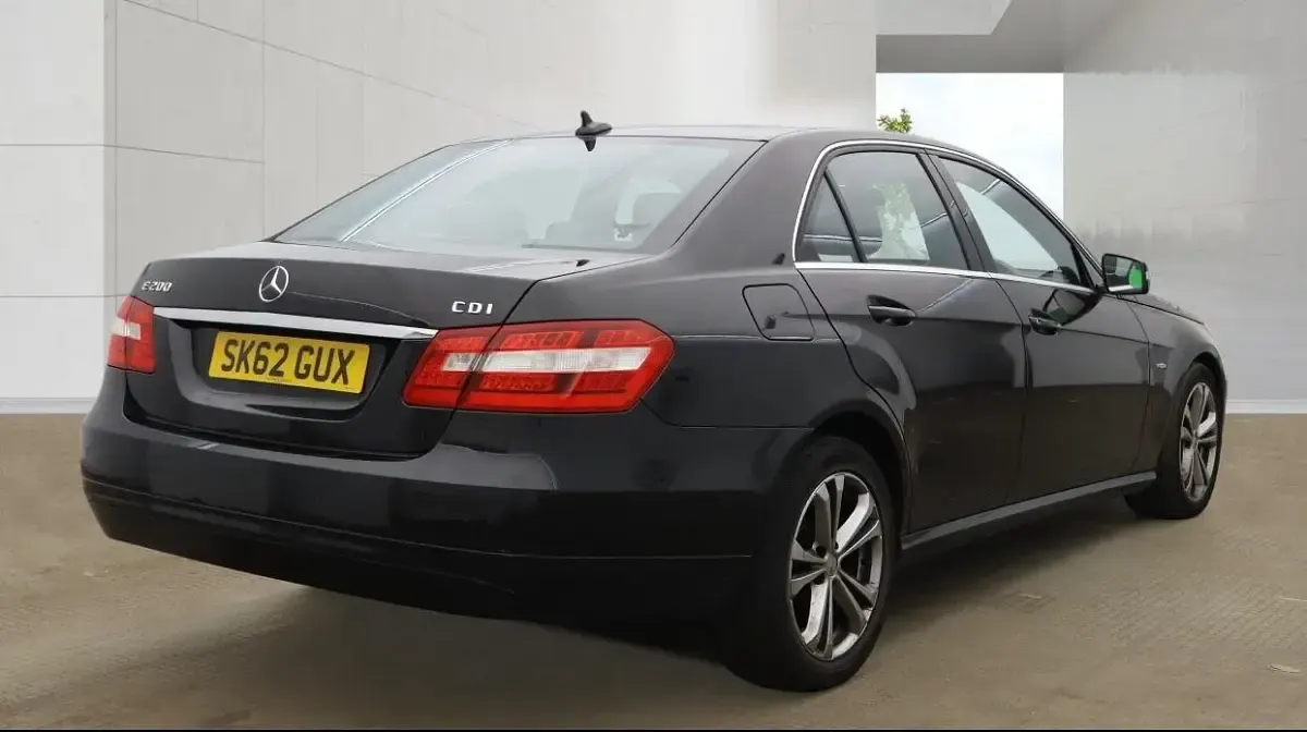 Used Mercedes E200 SE 2012 Black Sedan
