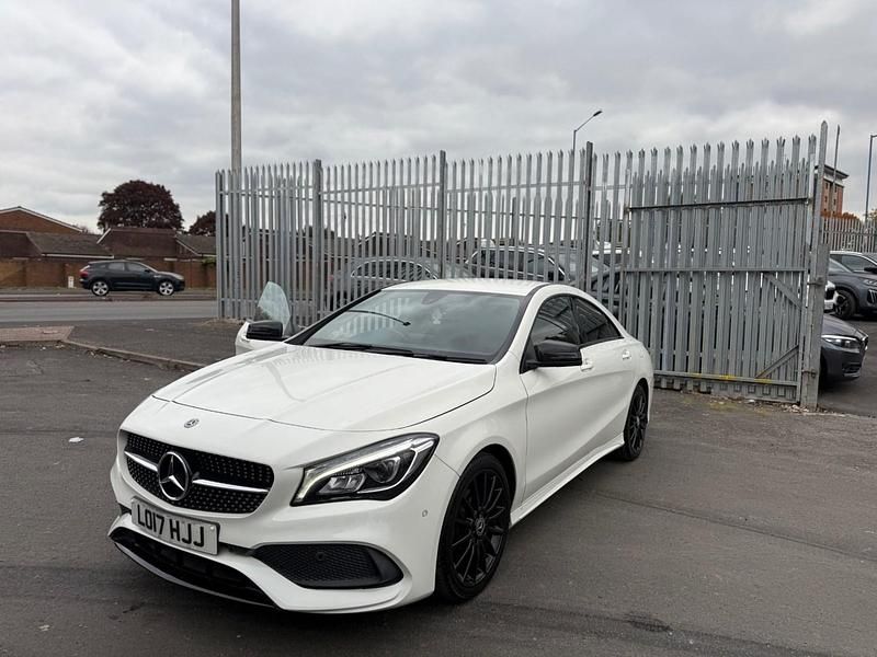 Used Mercedes CLA180 AMG line 122 HP (89 kW) 2017 White Sedan