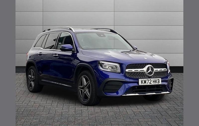 Used Mercedes GLB200 AMG Line Premium 163 HP (119 kW) 2022 Denim blue SUV