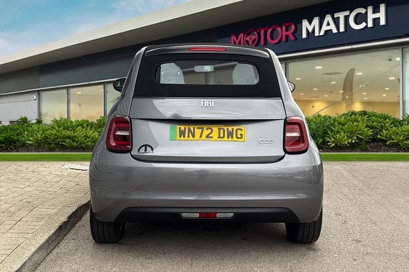 Used Fiat 500e Icon 86 kW (118 HP) 2022 Grey Cabriolet