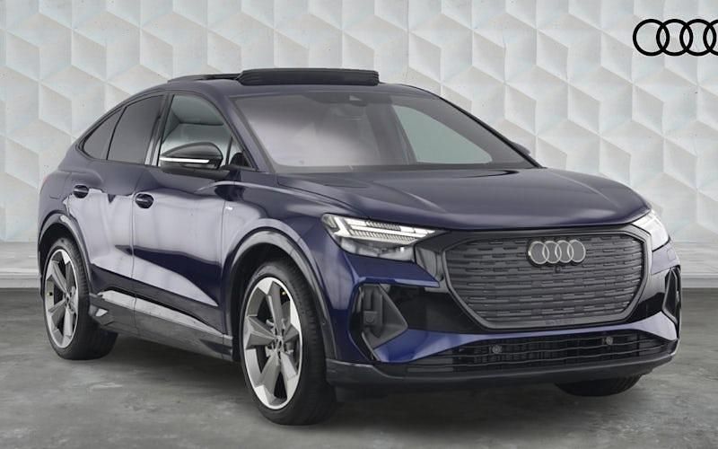 New 2026 Audi Q4 Sportback e-tron Black Edition SUV | £60,980 (Expensive) - Image 1/4