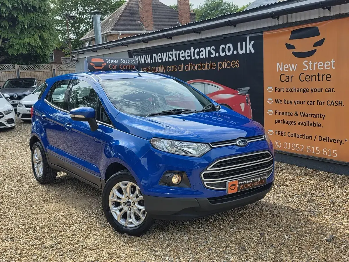 Used Ford Ecosport Zetec 112 HP (82 kW) 2016 Blue SUV
