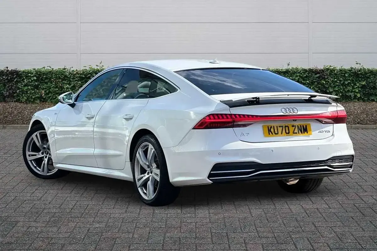 Used Audi A7 S-Line 2020 White Hatchback