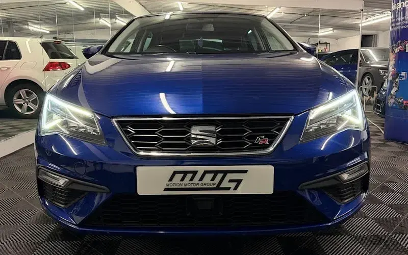 Used Seat Leon FR 125 HP (91 kW) 2017 Blue Hatchback