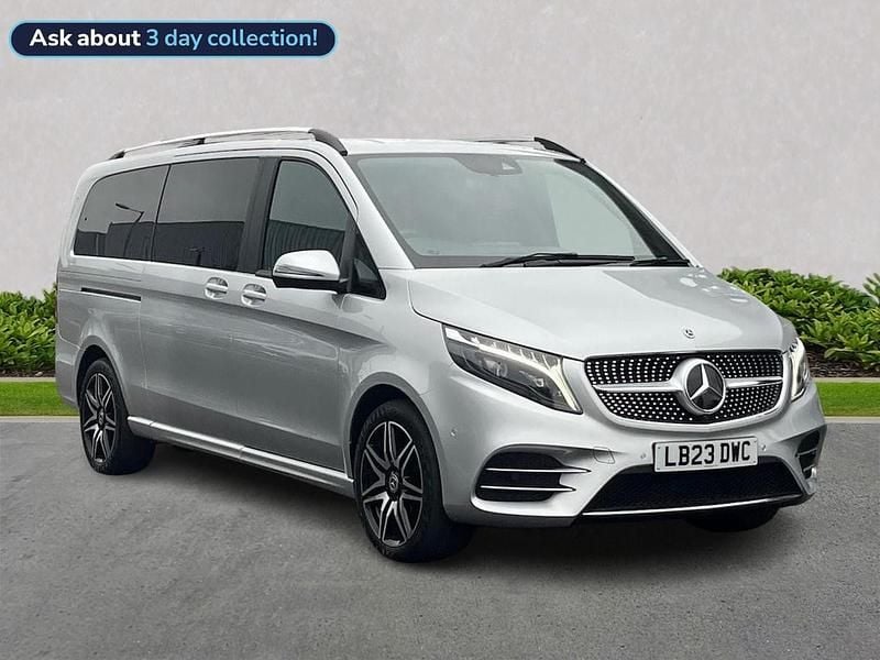 Silver Used 2023 Mercedes V220 AMG line MPV | £56,199 (Fair price) - Image 1/4
