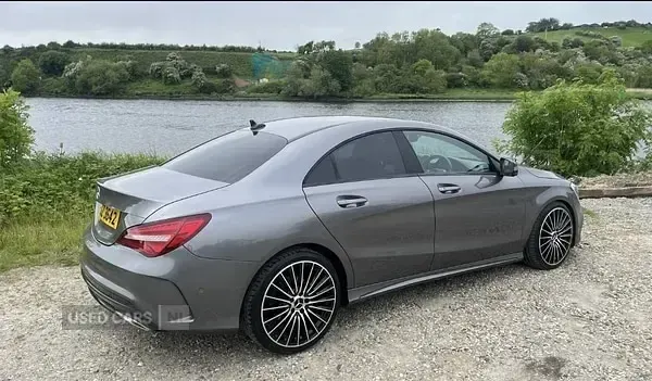 Used Mercedes CLA220 AMG line 177 HP (130 kW) 2018 Grey Sedan