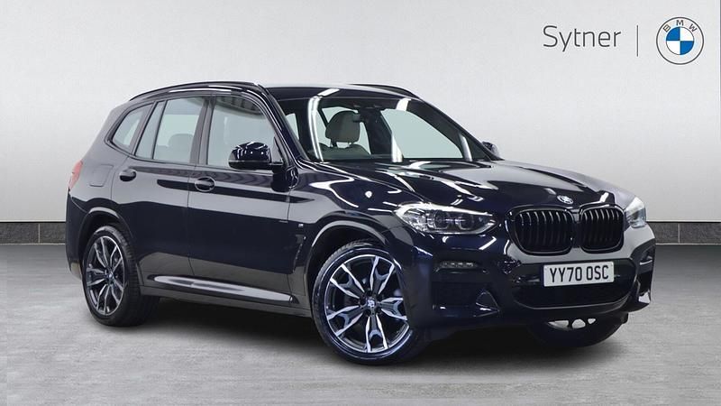 Used BMW X3 M Sport 187 HP (137 kW) 2020 Black SUV