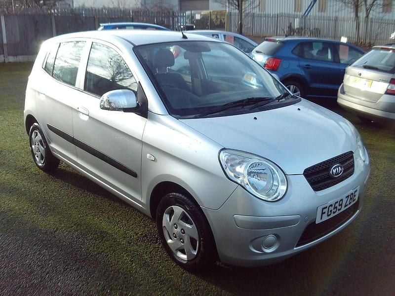 Silver Used 2009 Kia Picanto Hatchback | £1,295 (Good price) - Image 1/4