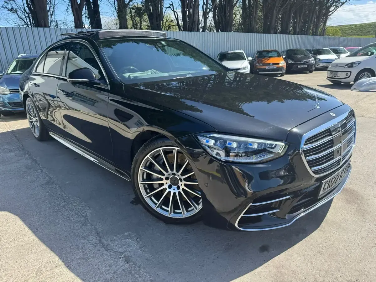 Used Mercedes S400 AMG line 2022 Black Sedan