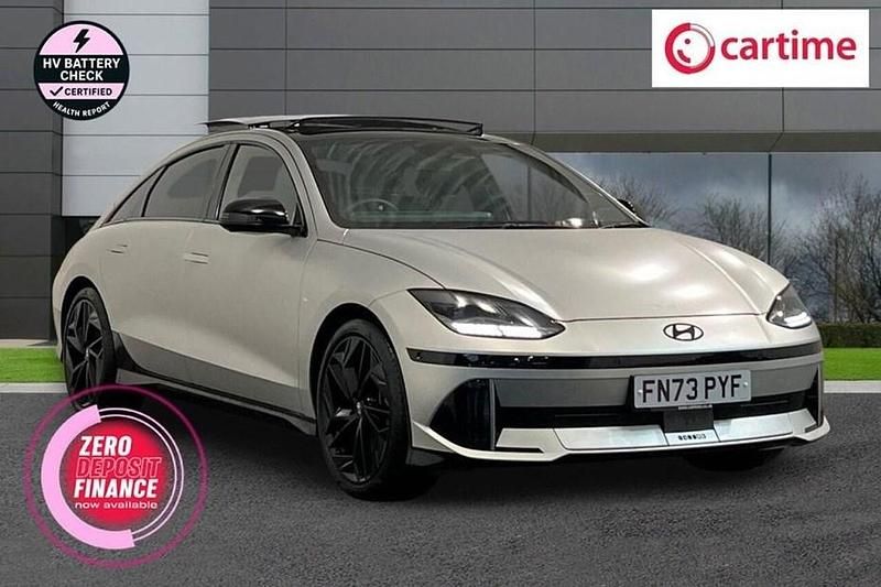 Gold Used 2023 Hyundai Ioniq 6 Edition Sedan | £25,700 (Fair price) - Image 1/1