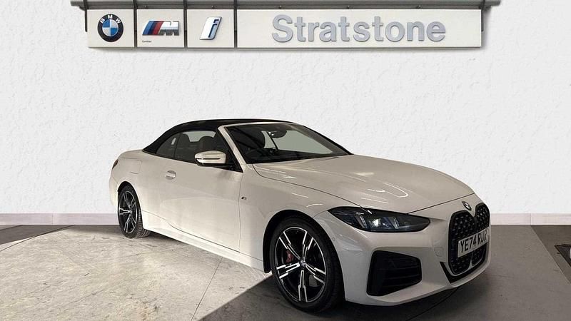 White Used 2024 BMW 420 M Sport Cabriolet | £42,995 (Expensive) - Image 1/4