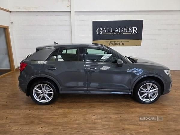 Used Audi Q2 S-Line 116 HP (85 kW) 2018 Grey SUV