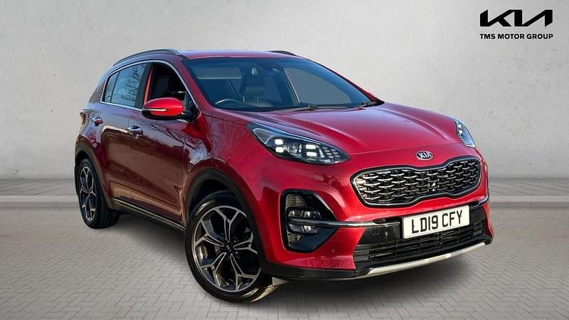 Used Kia Sportage GT-Line 134 HP (98 kW) 2019 Red SUV