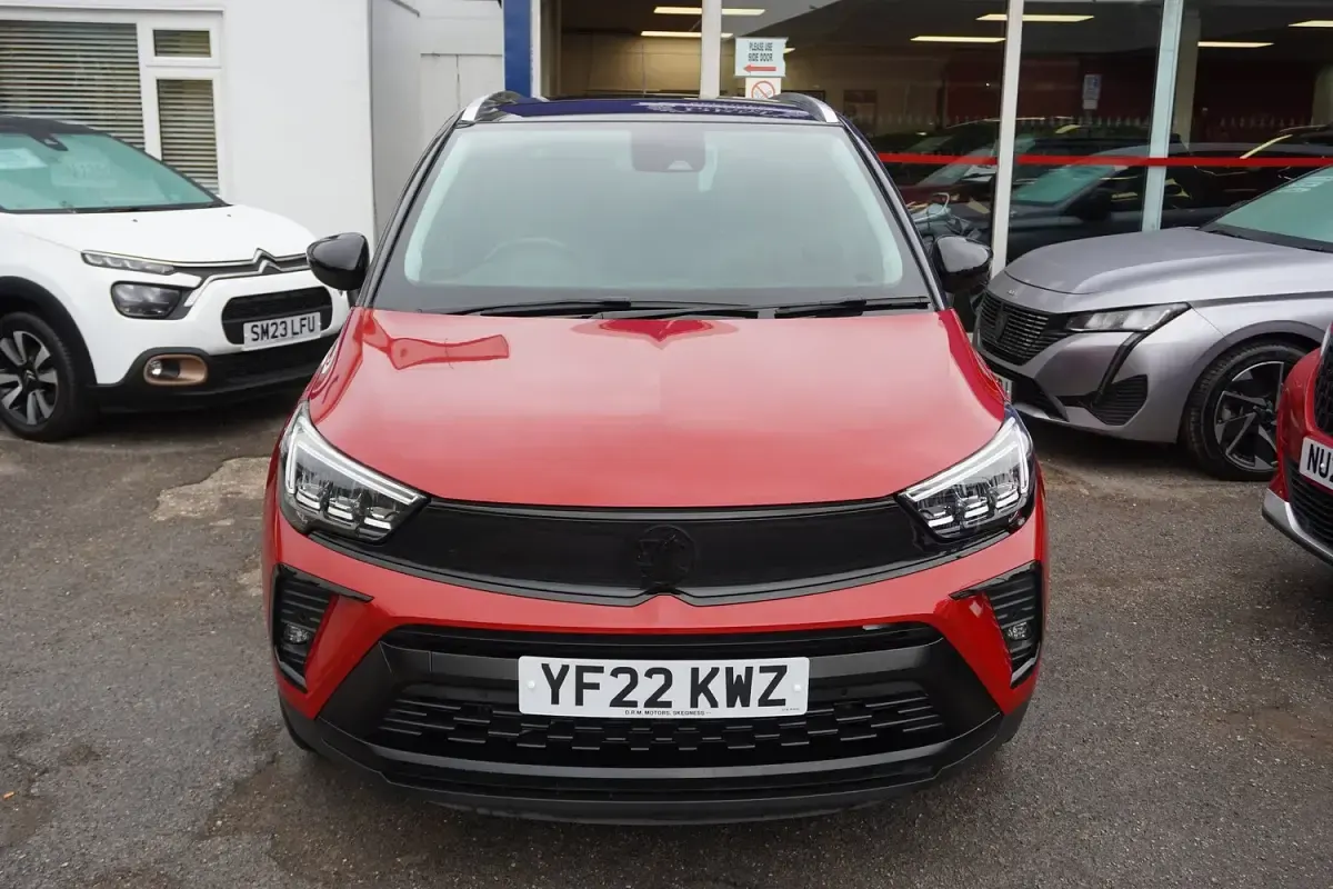 Used Vauxhall Crossland Ultimate 110 HP (80 kW) 2022 Red SUV