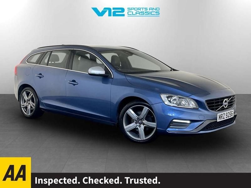 Used Volvo V60 R-Design 190 HP (139 kW) 2017 Blue Estate