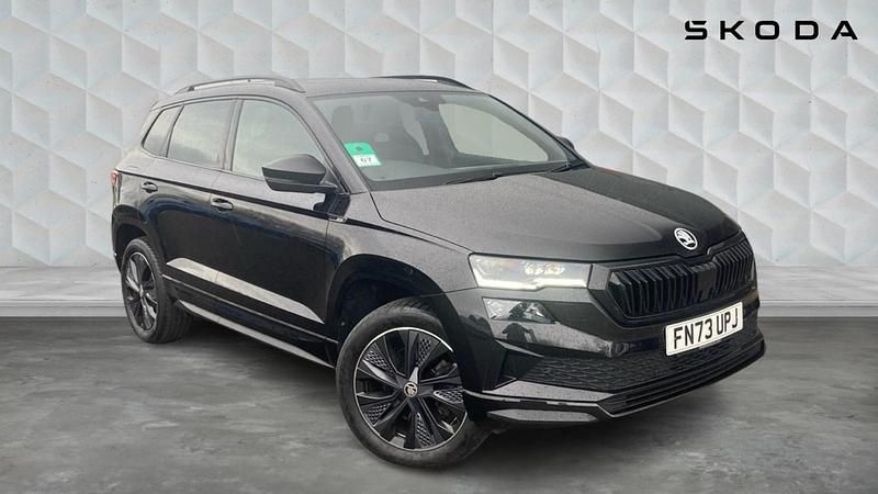 Used Skoda Karoq SportLine 150 HP (110 kW) 2023 Black SUV