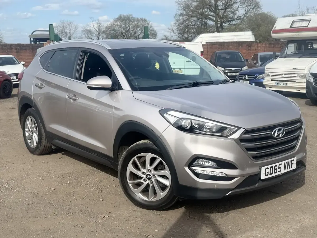 Used Hyundai Tucson Premium 2015 Beige SUV