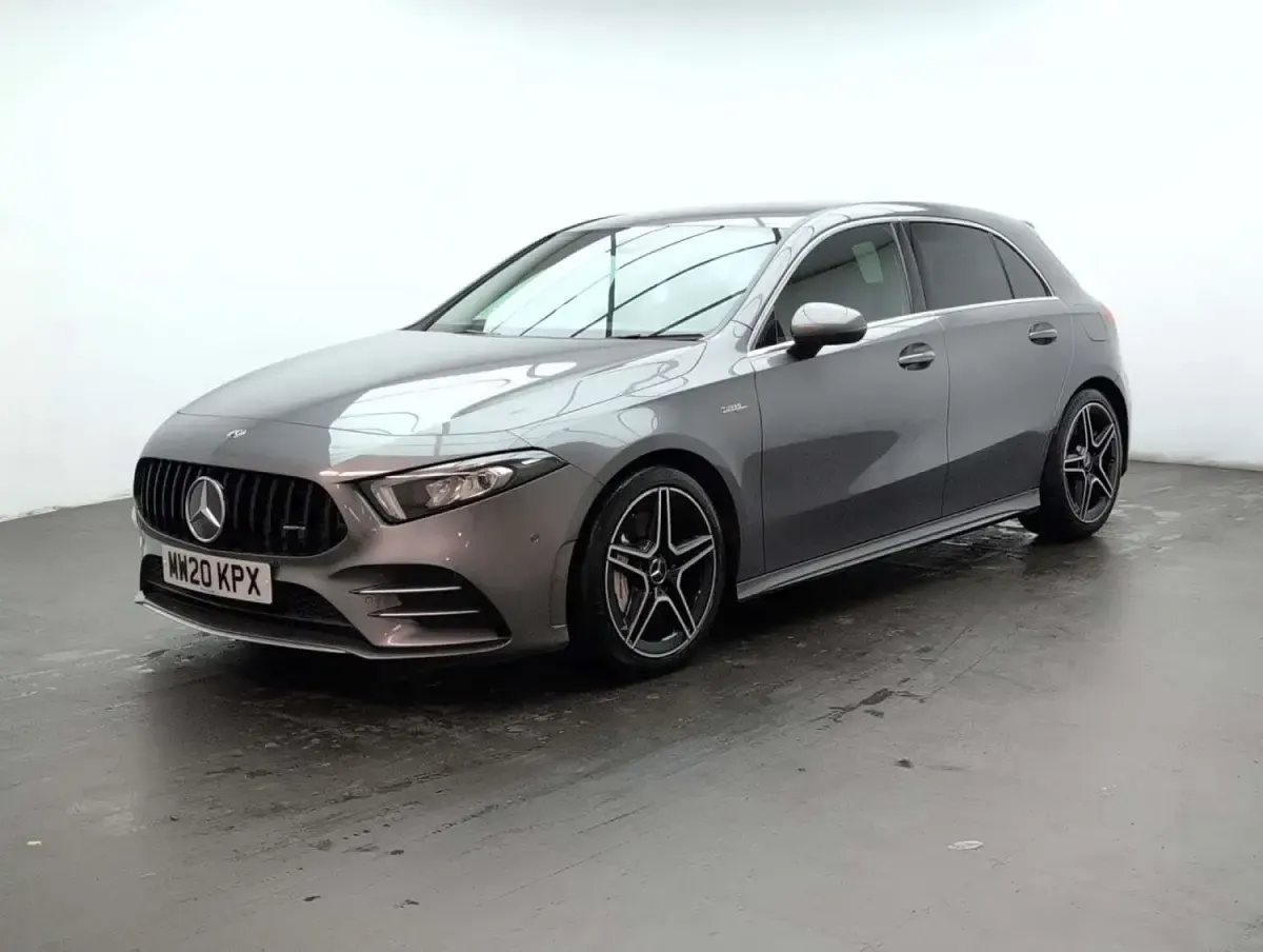 Begagnad Mercedes A35 AMG Executive 2020 Grå Halvkombi