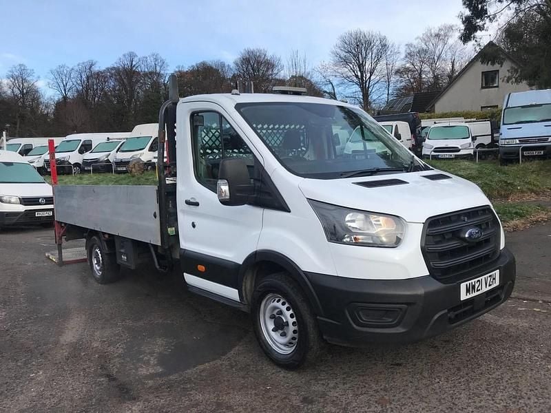 Usado Ford Transit S 130 CV (95 kW) 2021 Blanco Descapotable