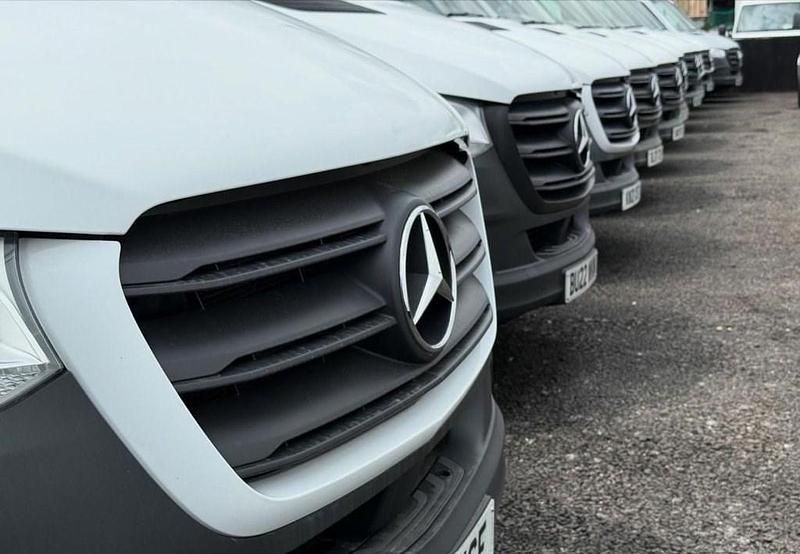Begagnad Mercedes Sprinter Premium 2022 Vit Van