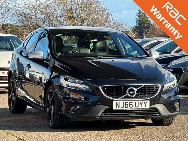 Black Used 2016 Volvo V40 R-Design Estate | £10,000 (Fair price) - Image 1/4