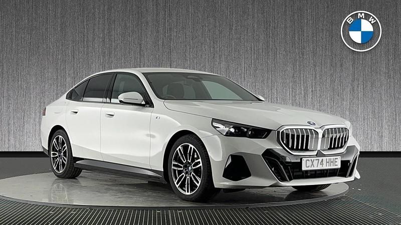 White Used 2024 BMW 530e M Sport Sedan | £42,499 (Good price) - Image 1/4