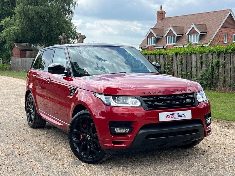 Red Used 2014 Land Rover Range Rover Sport Autobiography Dynamic SUV | £16,995 (Fair price) - Image 1/4