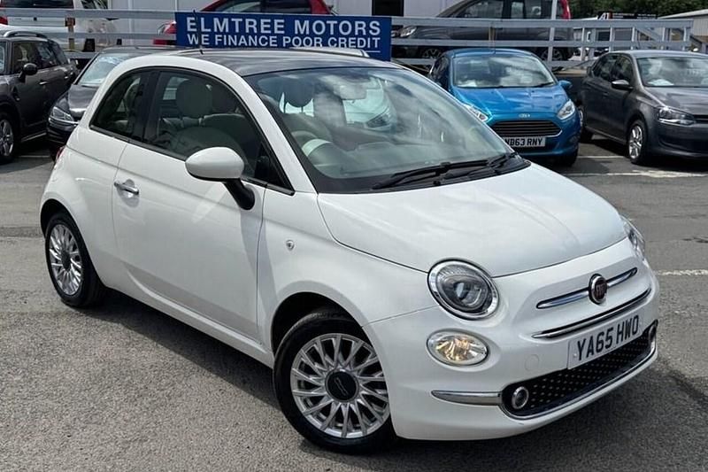 White Used 2015 Fiat 500 Lounge Hatchback | £5,299 (Fair price) - Image 1/1