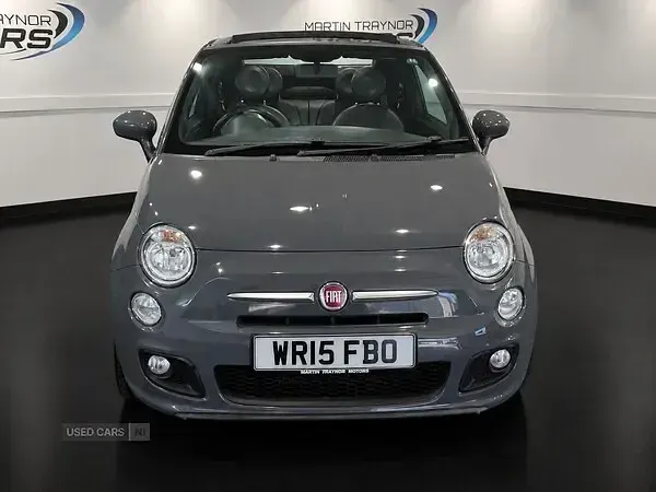 Used Fiat 500 S 69 HP (50 kW) 2015 Grey Cabriolet
