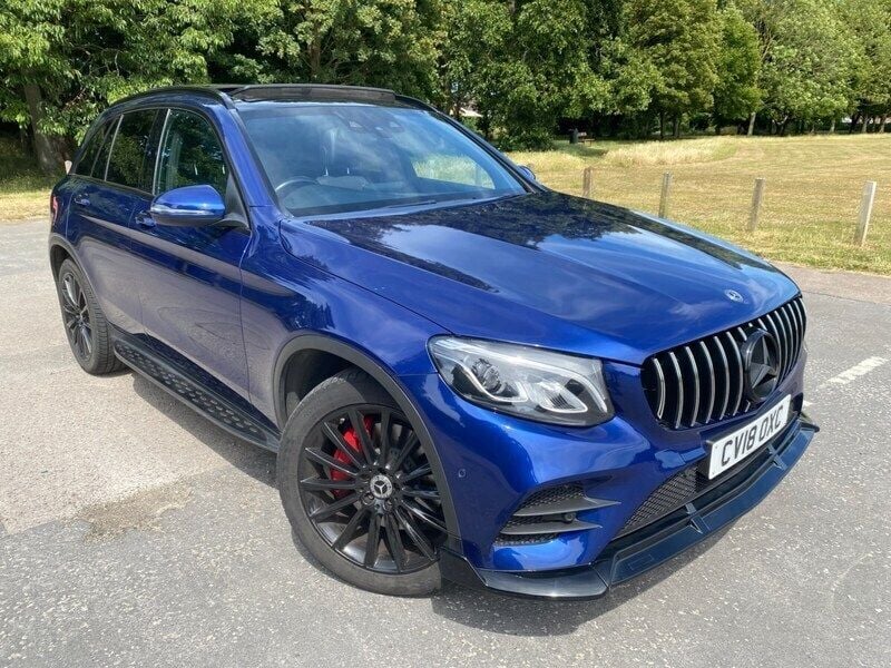 Blue Used 2018 Mercedes GLC250 AMG line Estate | £17,500 (Fair price) - Image 1/4