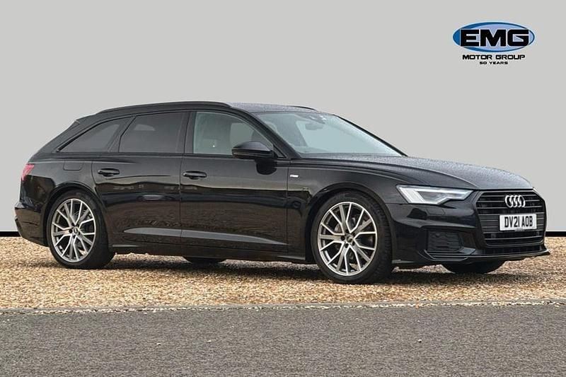 Used Audi A6 Black Edition 204 HP (150 kW) 2021 Black Estate