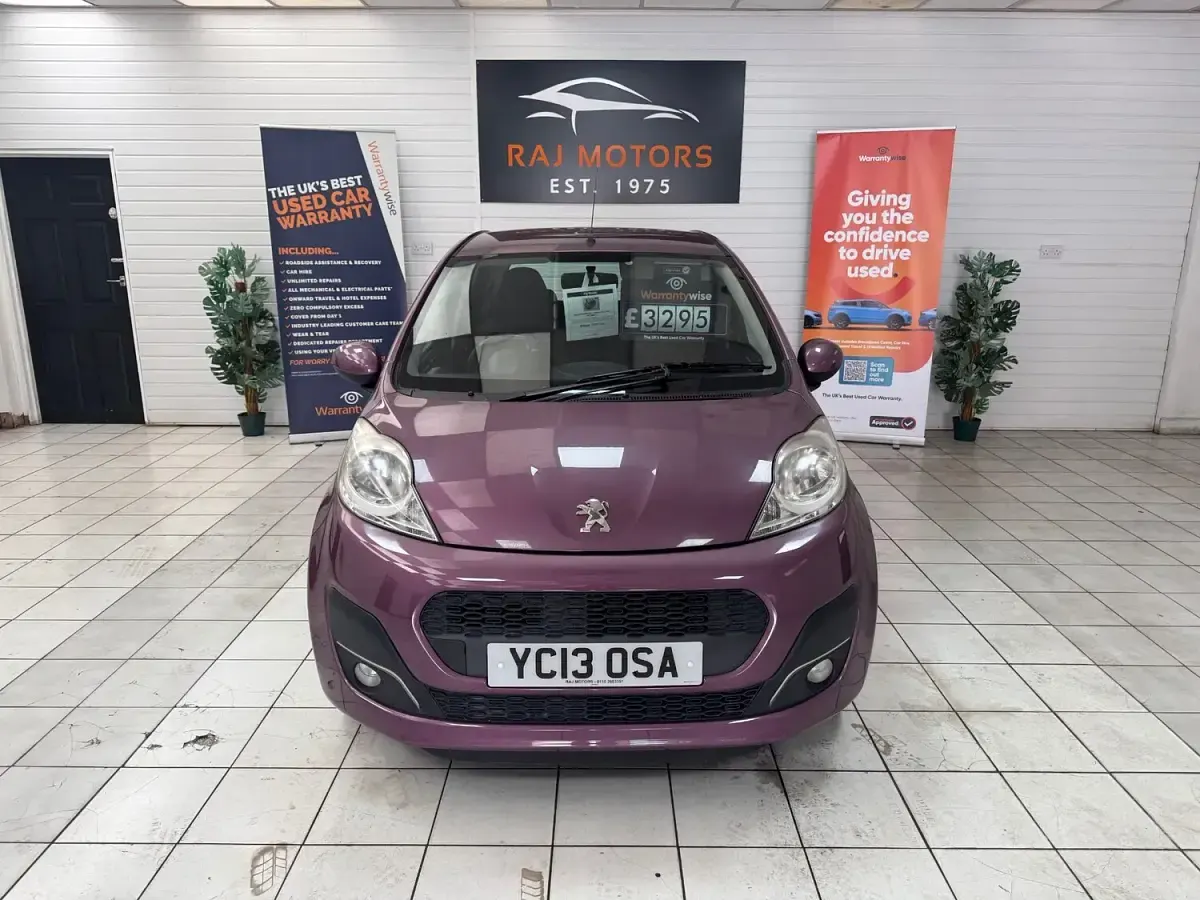Used Peugeot 107 Active 68 HP (50 kW) 2013 Purple Hatchback
