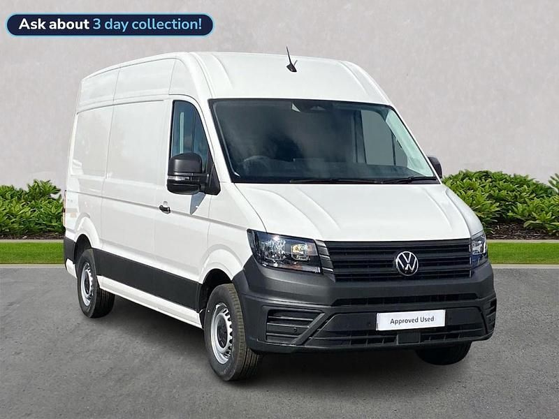 White New 2025 VW Crafter Business Van | £36,499 - Image 1/4